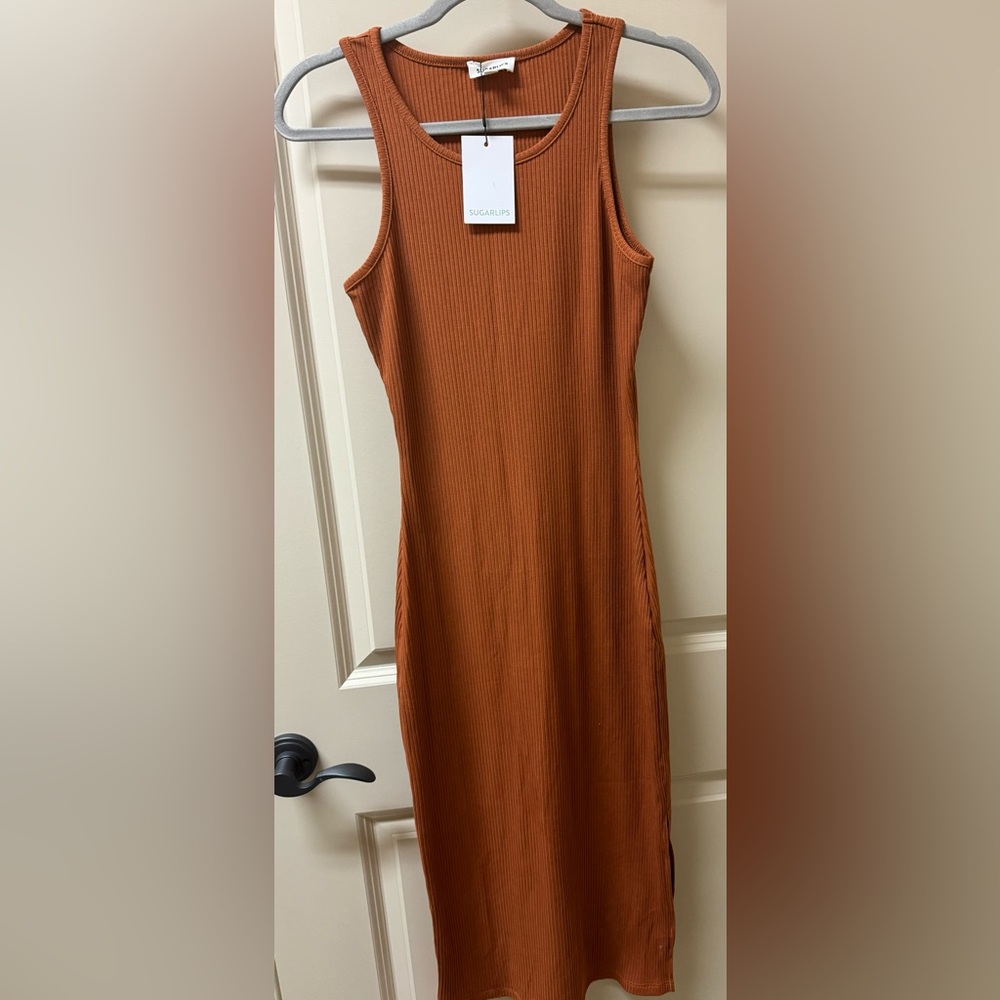 SUGARLIPS Ribbed Dress
